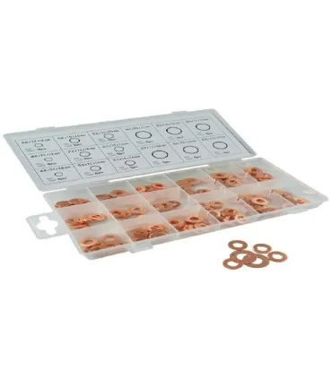 ESTUCHE ARANDANDELAS COBRE 150pcs.