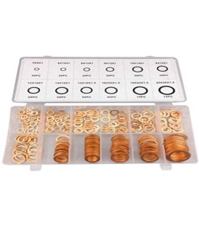 ESTUCHE ARANDANDELAS COBRE 150pcs.