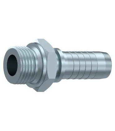 MACHO CILÍNDRICO ASIENTO PLANO   3/4" BSP DN 3/4"