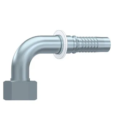 HEMBRA GIRATORIA MÉTRICA 90° CONO24° +JUNTA INTERLOCK M36X2 DN 3/4"