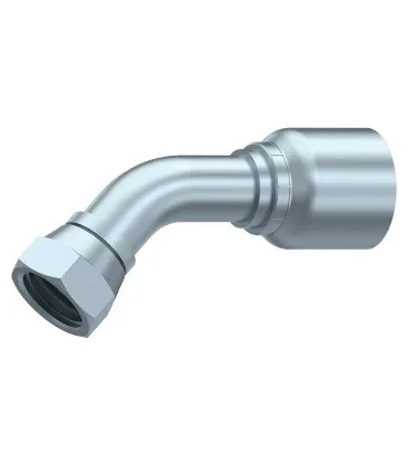 HEMBRA GIRATORIA 45°,UNA SOLA PIEZA BSP C,60°C/J,TOR 1/2" BSP DN 1/2"