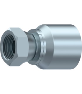 HEMBRA GIRATORIA RECTA S.43 UNA SOLA PIEZA 3/8" 18H NPSM DN 3/8"