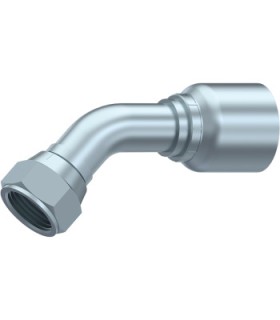 HEMBRA GIRATORIA  45° S.43 UNA SOLA PIEZA JIC37° 2"1/2 12H UN DN 2"