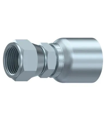 HEMBRA GIRATORIA RECTA S.43UNA SOLA PIEZA JIC DOB,HEX 2"1/2 12H UN DN 2"