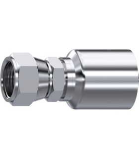 HEMBRA GIRATORIA RECTA UNA SOLA PIEZA BW JIC DOB,HEX, 1"1/16 12H UNF DN 3/4"