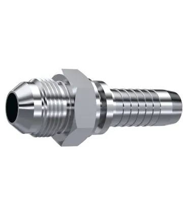 MACHO ROSCA JIC CONO 37° INOX 9/16" 18H UNF DN 1/4"