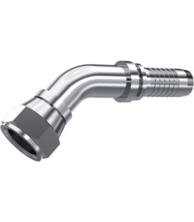 HEMBRA GIRATORIA 45° JIC 37° INOX 9/16" 18H UNF DN 1/4"