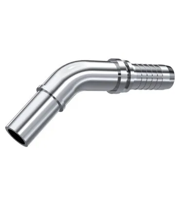 ESPIGA LISA 45° MÉTRICA INOX Ø 16 DN 1/2"