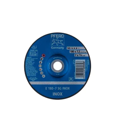 DISCO DESBASTE E 180-7 SG INOX