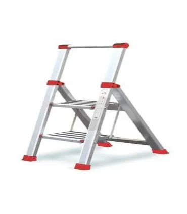 ESCALERA TIJERA BRICO ALUM 2 PELDAÑOS ANCHOS 0,45m