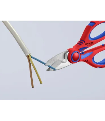TIJERA KNIPEX ELECTRICISTA 160MM 95.05.10 P/punteras