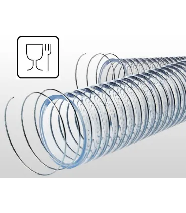 M.TUBO PU ANTIABRASIVO ALIMENTARIO 40mm TRANSPARENTE