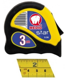 FLEXOMETRO 5 M CENTIMETROS Y PULGADAS ECO