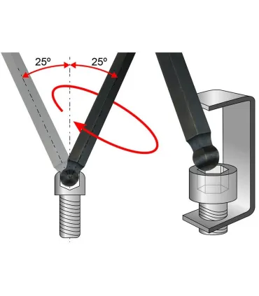 J. LLAVES ALLEN BOLA 9pcs 1,5-10mm BONDHUS ORIGINAL
