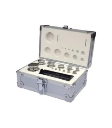 ESTUCHE DE PESAS DE 1 G - 2 KG M1 CROMADO