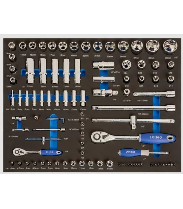 CARRO 6 CAJONES IRIMO CON 206 HERRAMIENTA TALLER