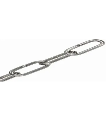 METRO CADENA SERIE LARGA INOX 5mm. ESLABON 20x45mm 763