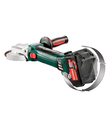 AMOLADORA PLANA WF18LTX 125 QUICK, 2 BATERIAS 5,5AH + CARGADOR