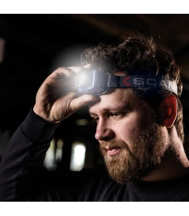 LINTERNA FRONTAL LED SCANGRIP 220LM RECARGABLE