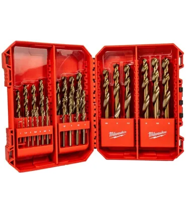 ESTUCHE MILWAUKEE 25 BROCAS RED HELIX HSS-G CO