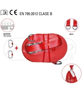 LINEA DE VIDA HORIZONTAL CINTA 30 METROS (4 OPERARIOS)