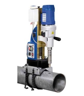 BASE PARA TAL.FRESADOR SOBRE TUBOS Ø32-203mm CON CADENAS