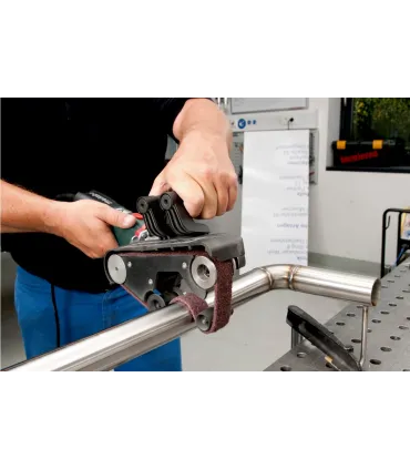 EQUIPO METABO LIJADORA CINTA PARA TUBOS Ø60 RBE9-60 SET 900W