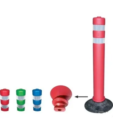 HITO REFLECTANTE H-80 DESMONTABLE VERDE Ø10CM