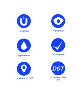 BALIZA EMERGENCIA V16 CON GEOLOCALIZACION HOMOLOGADO DGT