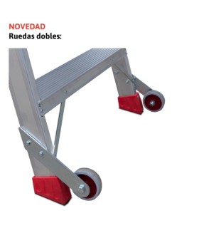 ESCALERA ALUM.TIJERA Mod.1412 13+13 Peldaños