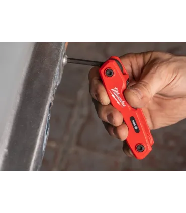 JUEGO LLAVES ALLEN NAVAJA 8 PIEZAS 1,5-8mm MILWAUKEE