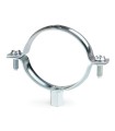 ABRAZADERA REFORZADA ZINCADA M8+M10 Ø 140MM