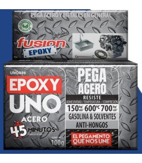 PEGAMENTO FUSION EPOXICO ACERO UNOA98 100 GR