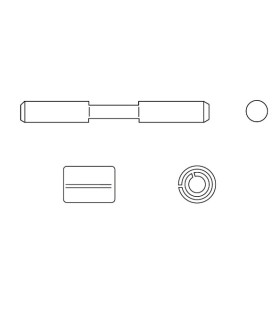 RECAMBIO ACOPLAMIENTO UNIÓN CAD. 8mm. BULON+CASQUILLO