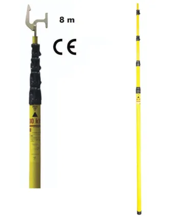 PERTIGA AISLADA TELESCOPICA, HASTA 8 METROS