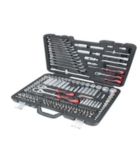 JGO. VASOS 1/2+3/8+1/4 DE 216piezas RATIO