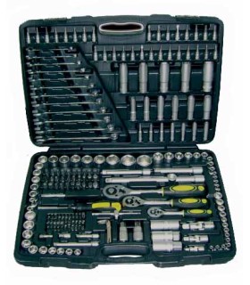 JGO. VASOS 1/2+3/8+1/4 DE 216piezas RATIO