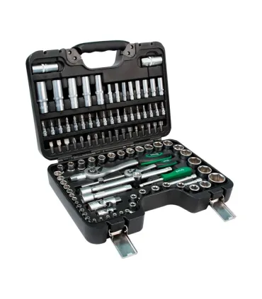 MALETA PRO LLAVES VASOS 108 PCS SALKI 1/2" + 1/4"