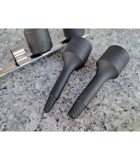 JUEGO VASOS EXTRACTOR AFLOJA PERNOS 2-3-4-6-8-10 3/8"