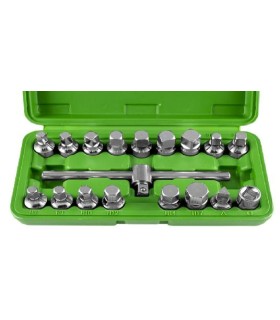 JUEGO 23 LLAVES PARA CARTER JBM 3/8"