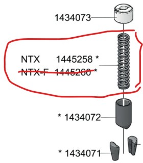 MUELLE PARA REMACHADORA NTX