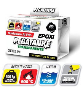 PEGAMENTO EPOXICO TRANSPARENTE 32 ML