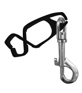 CLIP SUJETA GUANTES PROTECCIÓN NEGRO