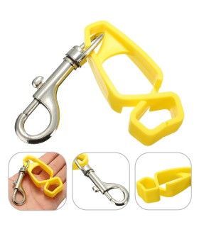 CLIP SUJETA GUANTES PROTECCIÓN NEGRO