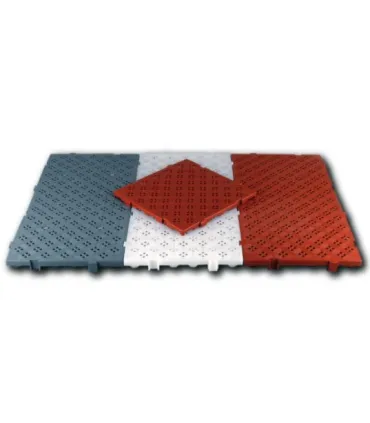 LOSETA PLASTICA ANTIDESLIZANTE 500x500x50 MARRON