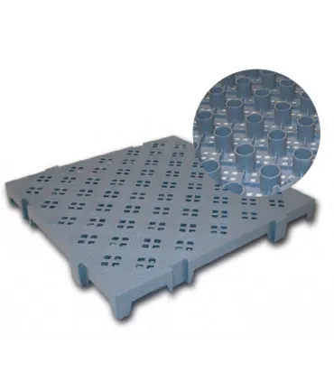 LOSETA PLASTICA ANTIDESLIZANTE 500x500x50 MARRON