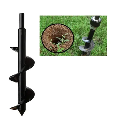 BROCA EXTRACTORA TIERRA Ø80x300mm P/TALADRO (NO PEDREGOSO)