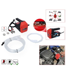 BOMBA ASPIRACION ACEITE AUTO 12V (en caliente max 40º)