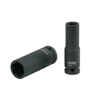 LLAVE DE VASO DE IMPACTO HEXAGONAL 1/2" LARGA 21mm