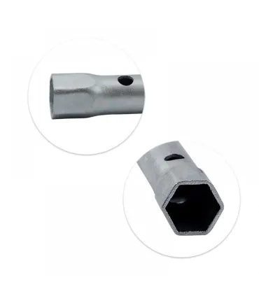 JUEGO 8 LLAVES TUBO CR-V CHAPA HUECAS 6x7 A 20x22